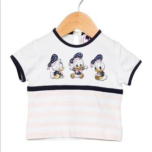 Monnalisa Girl’s‎ Striped T-shirt w/Tags 3M